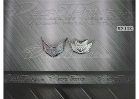 Ốp mỏ+đuôi Exciter 150 mạ chrome