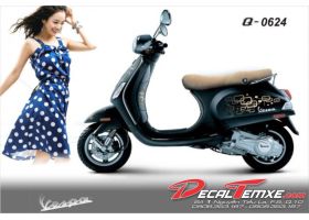 Tem Vespa Hoa Văn Chữ Nhật