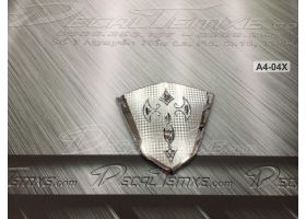 Mặt nạ trên Airblade 2014 mạ Chrome 