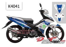 Tem Exciter 2012 Monster xanh trắng