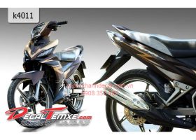 Tem Exciter 2012 phối đen nâu đồng