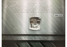 Ốp nắp xăng Airblade 2014 mạ Chrome