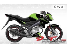 Tem FZ 150i Đen Xanh Kawa