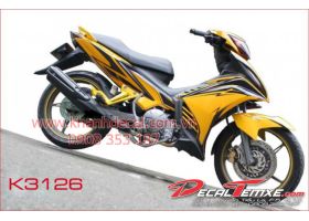 Tem Exciter 2012 phối vàng đen