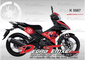 Tem Exciter 150 Spider Man
