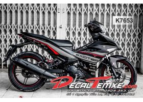 Tem Exciter 150 xám đỏ đen