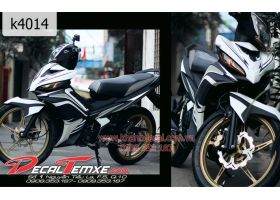 Tem Exciter 2012 phối đen trắng