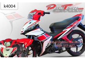 Tem Exciter 2012 135LC trắng đỏ