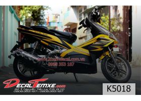 Tem Airblade 2010 vàng đen