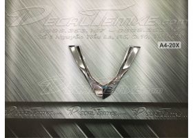 Ốp viền mặt nạ trên Airblade 2014 mạ Chrome