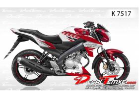 Tem FZ 150i Monster trắng đỏ