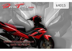 Tem Exciter 2012 phối đỏ đen trắng 