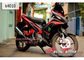 Tem Exciter 2012 Monster đỏ đen