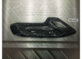 Ốp che pô Sh 2012 sơn carbon