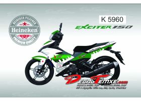 Tem Exciter 150 Heineken