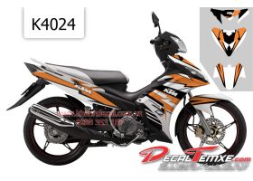 Tem Exciter 2012 KTM xanh trắng đen