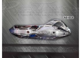 Ốp che pô Air blade 2016 mạ chrome
