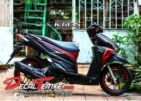 Tem Click thái trắng đỏ