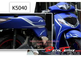 Tem Sh2008 phối xanh trắng