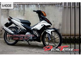 Tem Exciter 2012 racing trắng đen