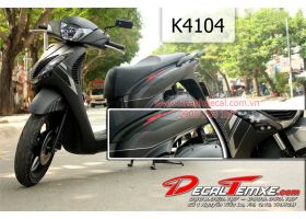 Tem Sh Ý phối xám đen trắng