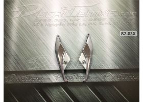 Ốp gác chân lớn SH 2012 mạ chrome