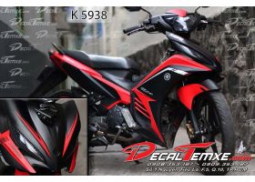 Tem Exciter 2012 phối đen đỏ