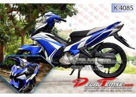 Tem Exciter 2012 phối trắng xanh dương