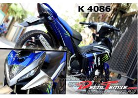 Tem Exciter 2012 Monster đen xanh
