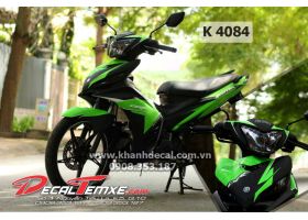 Tem Exciter 2012 phối đen xanh lá ORC
