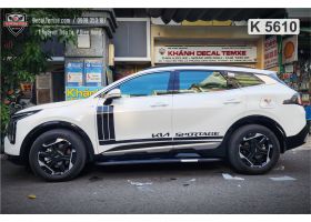 Tem Sportage sọc đen thể thao