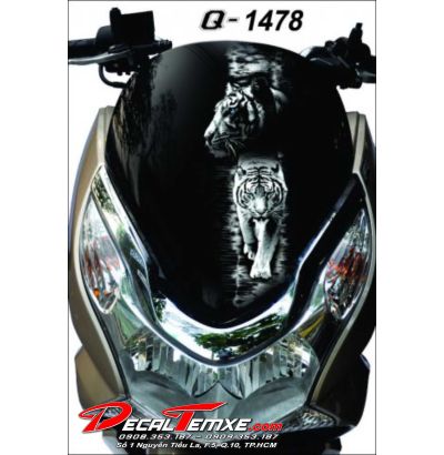 Tem Mặt Nạ PCX Cọp