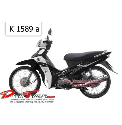 Tem Sirius GP trắng đen