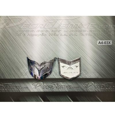 Bộ Mỏ + Đuôi Airblade 2014 mạ Chrome 