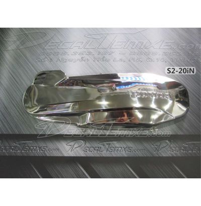 Ốp lốc máy SH 2012 bằng inox ( loại lớn )
