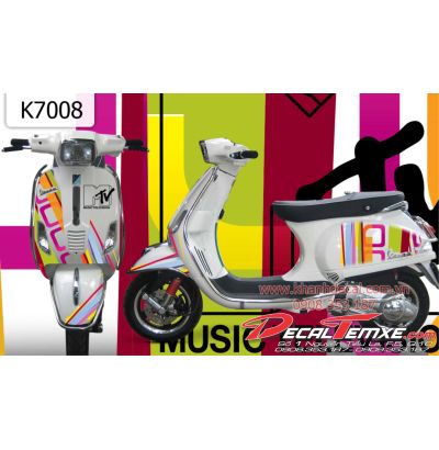 Tem Vespa Hoa Văn 7008