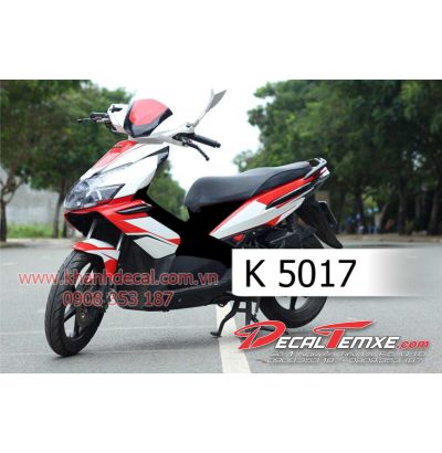 Tem Airblade 2010 trắng đỏ