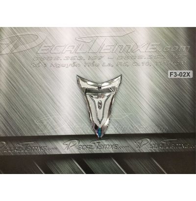 Ốp mặt nạ Future Fi 125 mạ Chrome