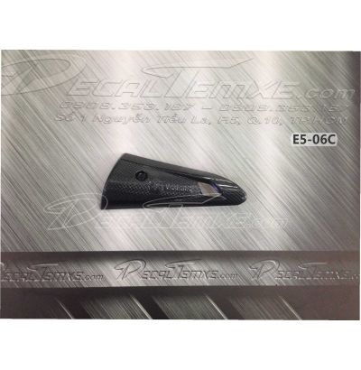 Ốp che cổ pô Exciter 150 sơn carbon