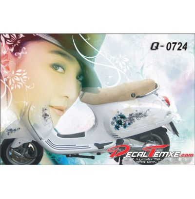 Tem Vespa Bông Hoa 0724