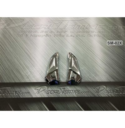 Ốp gác chân nhỏ SH mode mạ chrome