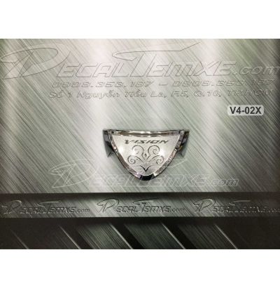 Ốp đầu đèn Vision 2014 mạ Chrome