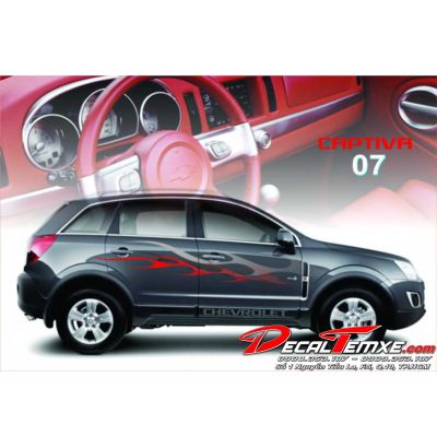 Tem Captiva hoa văn lửa 07