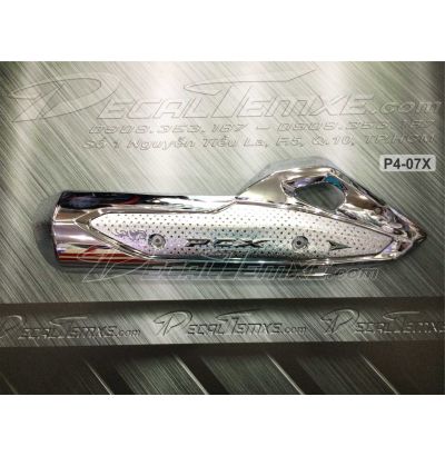 Ốp che pô PCX 2014 mạ Chrome (loại lớn)