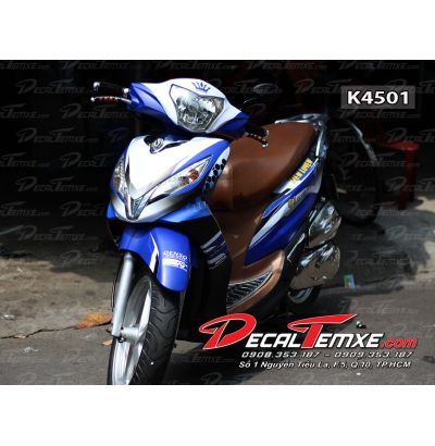 Tem Shark xanh trắng