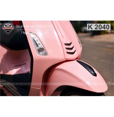 Vespa Primavera wrap hồng ngọc trai