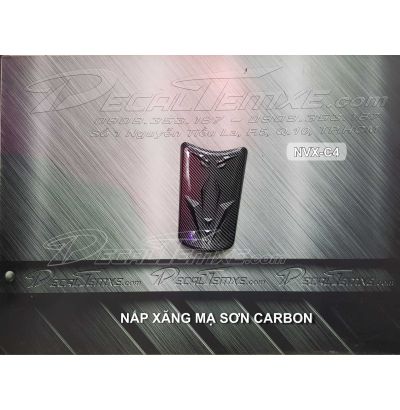 ốp nắp xăng NVX sơn carbon