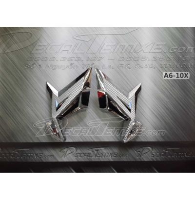 Ốp gác chân sau Air Blade 2016 mạ chrome