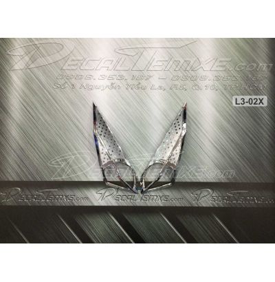 Ốp xi nhan sau Lead 2013 mạ Chrome