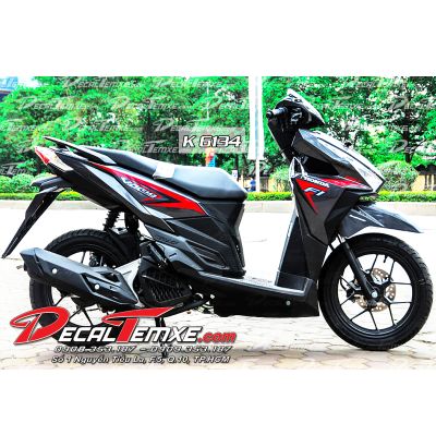 Tem Vario hoa văn đỏ đen